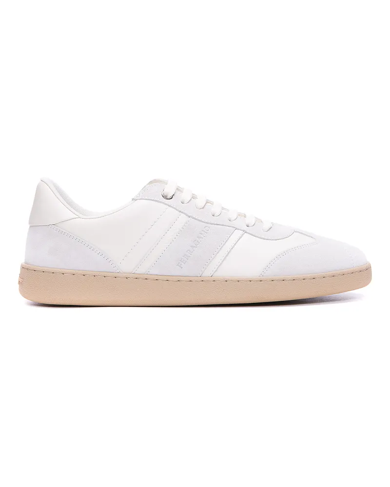 Ferragamo Sneaker - Weiß Weiß