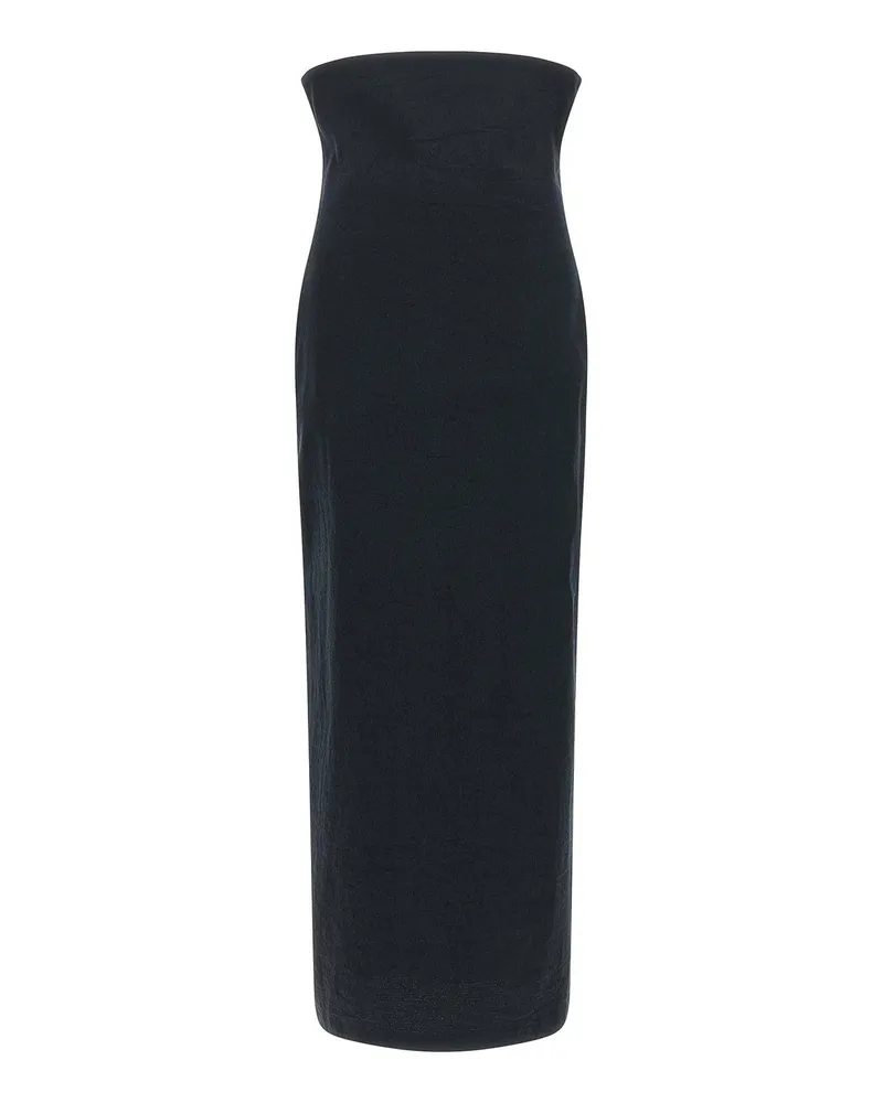 Issey Miyake Langer Rock - Schwarz Schwarz