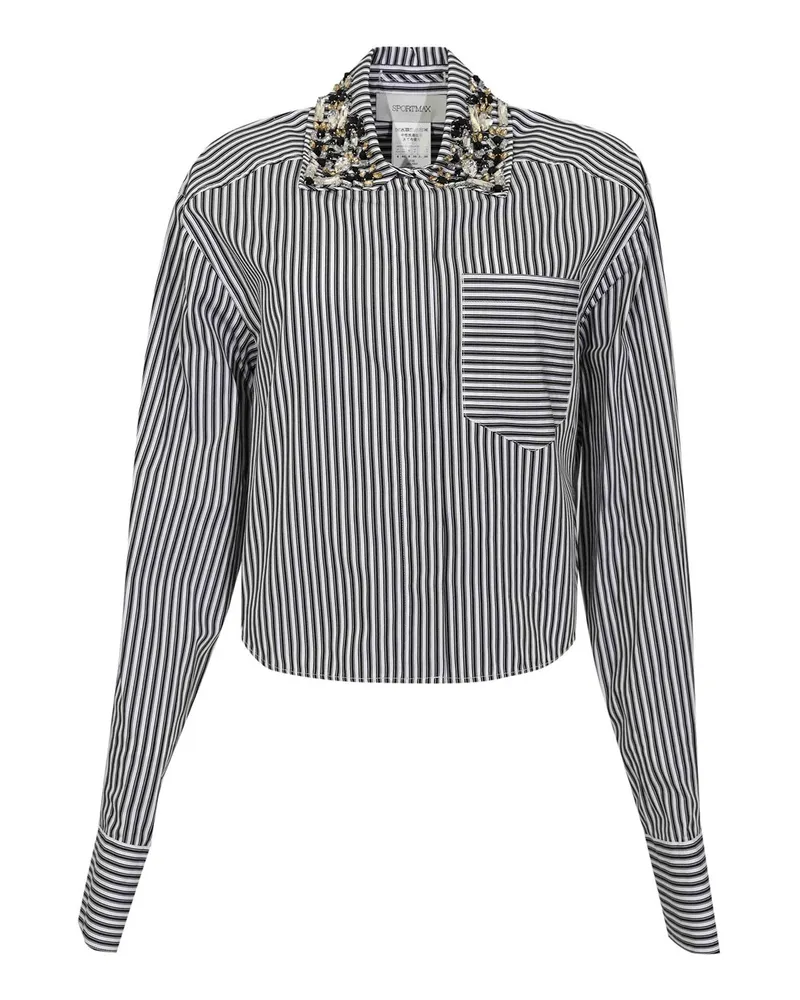 SPORTMAX Hemd - Schwarz Schwarz
