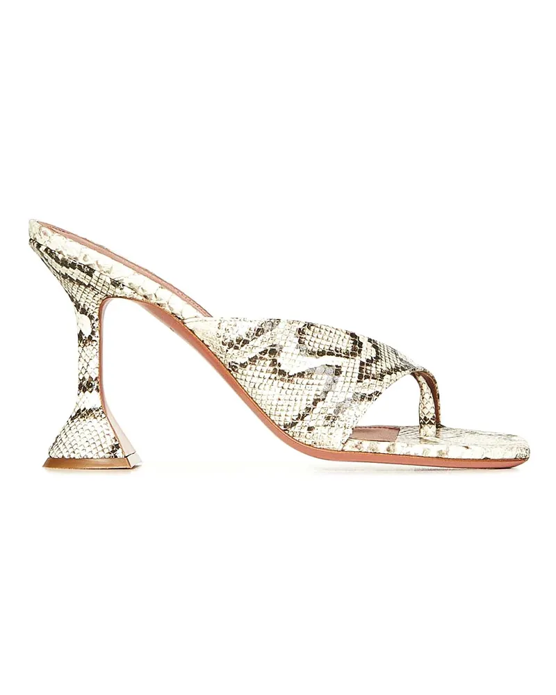 Amina Muaddi Sandalen - Beige Beige