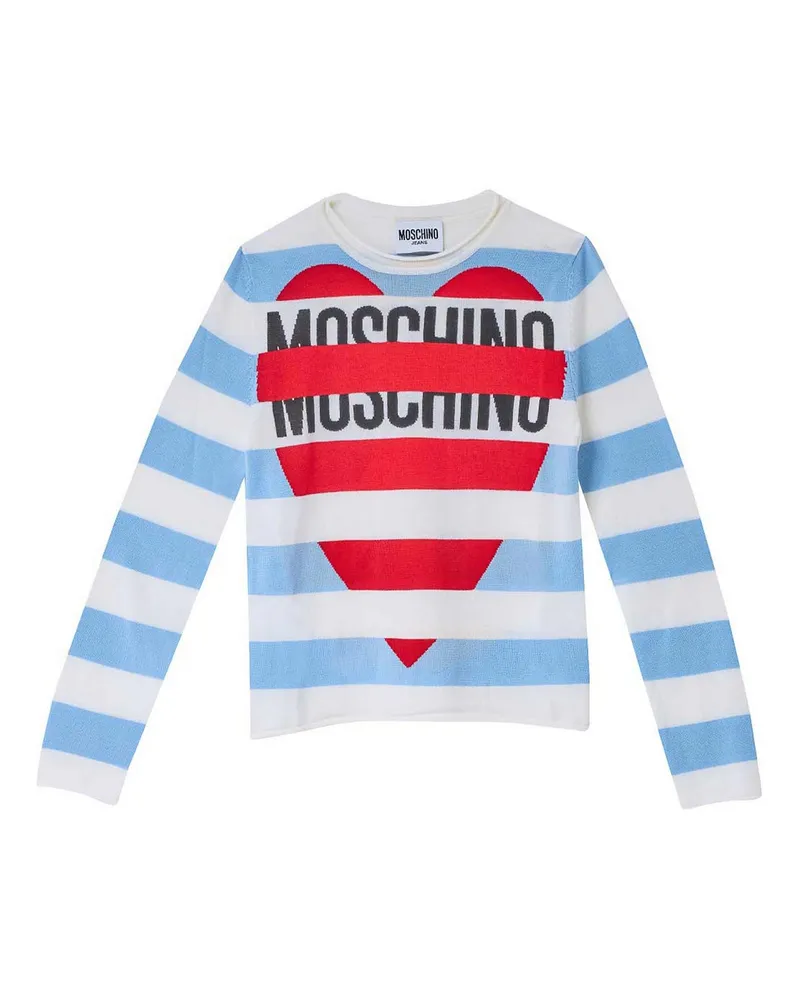 Moschino Rundhalspullover - Bunt Bunt