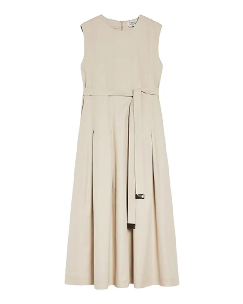 Max Mara Knielanges Kleid - Beige Beige