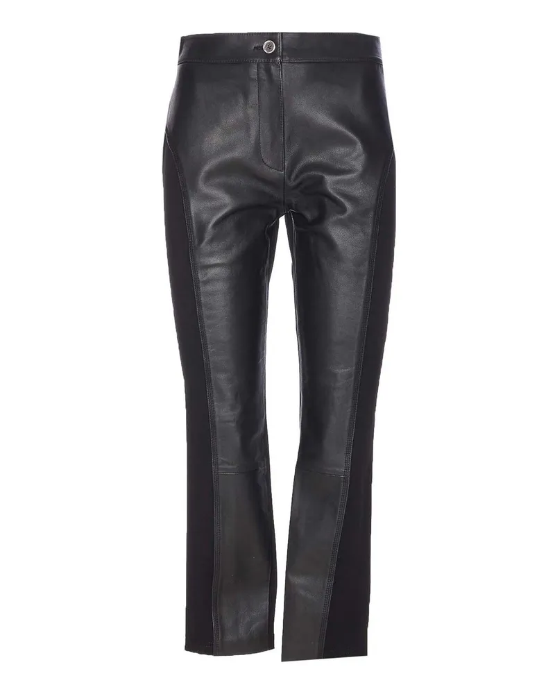 Pinko Lederhose - Schwarz Schwarz