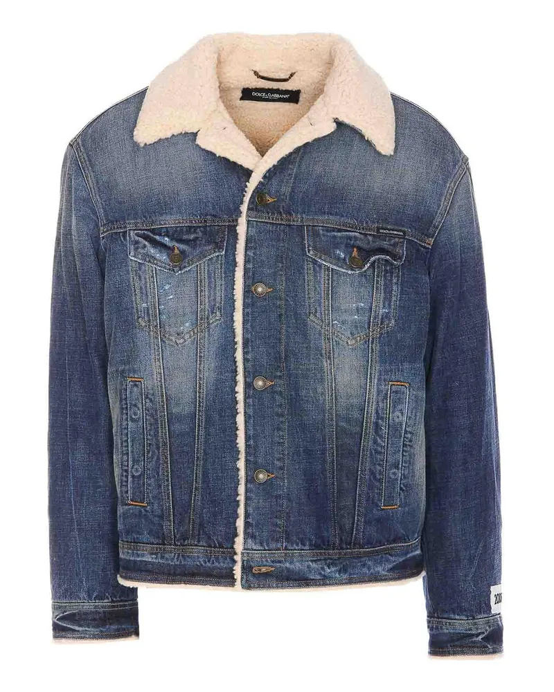 Dolce & Gabbana Casualjacke - Blau Blau