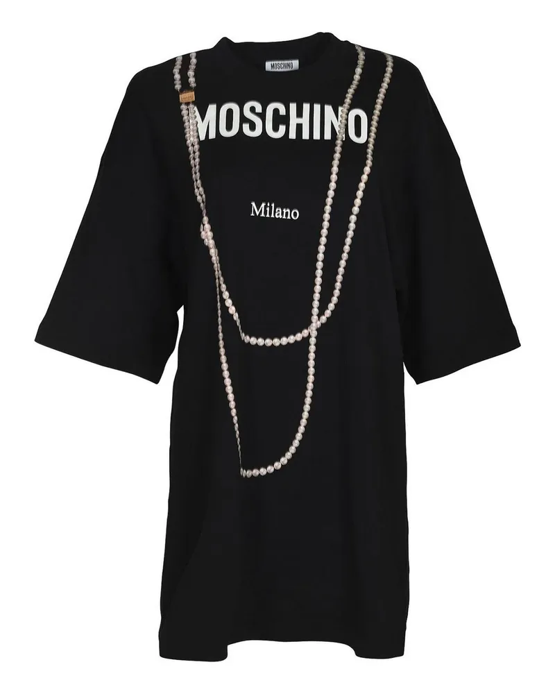 Moschino Kurzes Kleid - Dunkelgrün Dunkelgrün