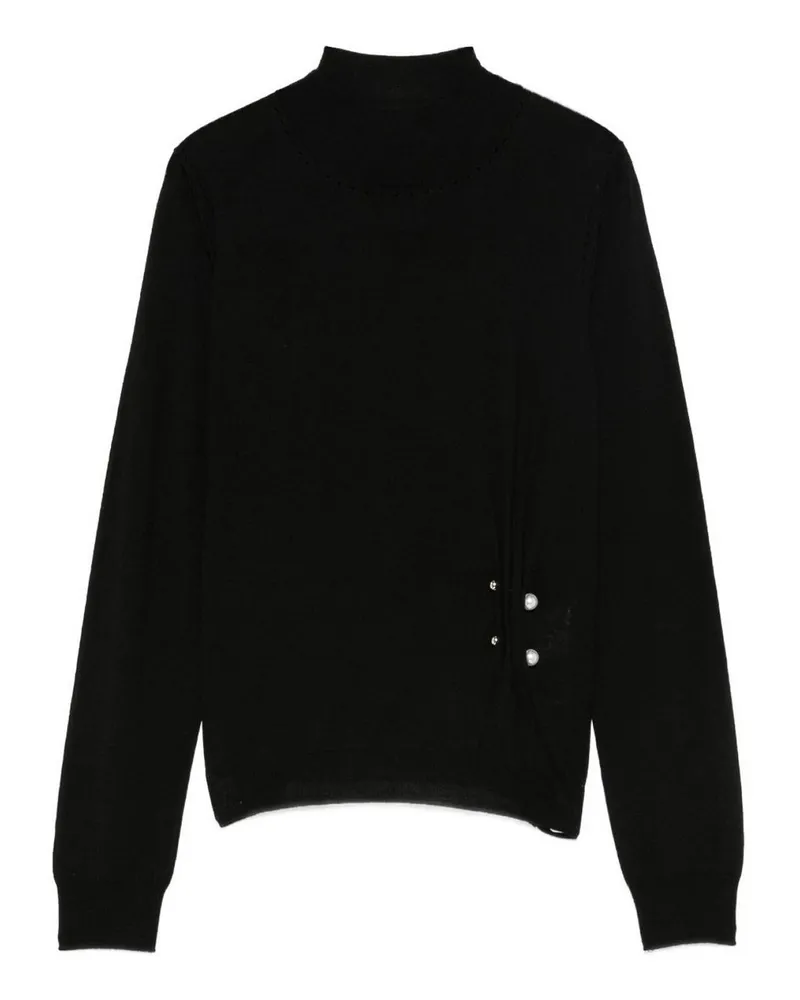 Liu Jo Rundhalspullover - Schwarz Schwarz