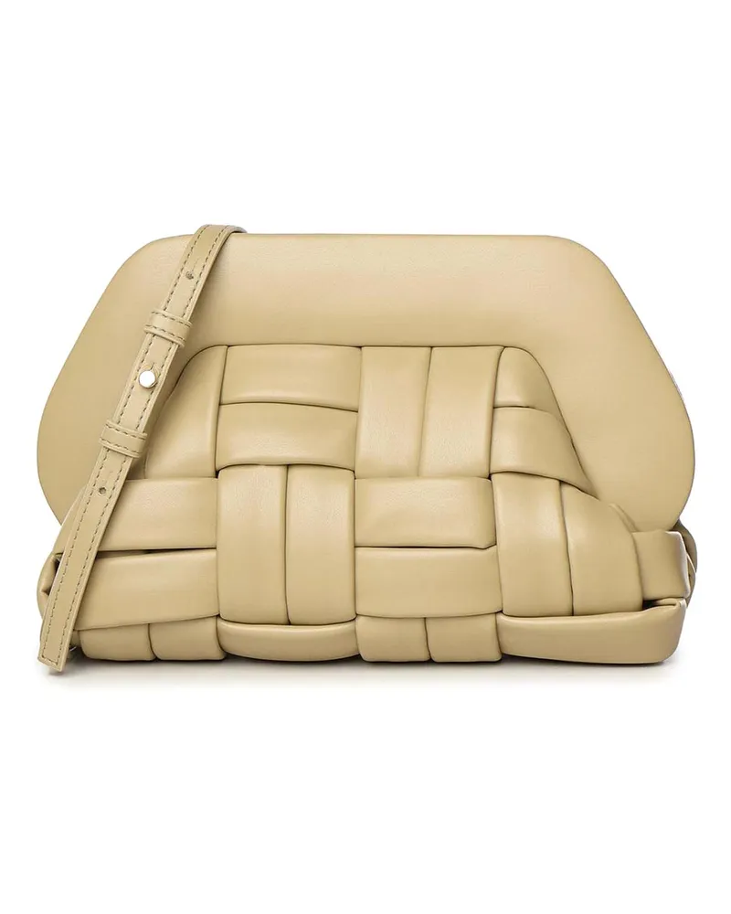 THEMOIRÈ Clutch - Grün Beige