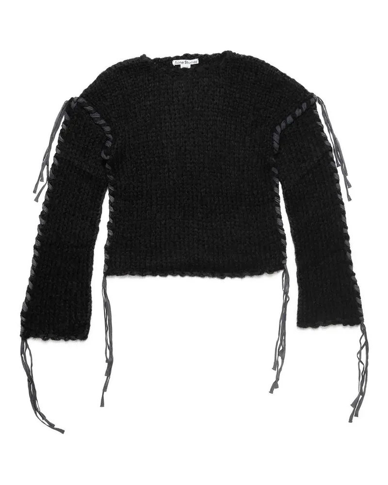 Acne Studios Rundhalspullover - Schwarz Schwarz
