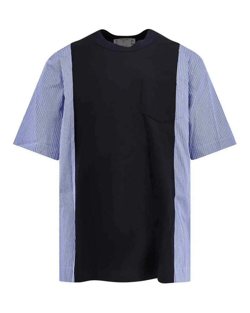 Sacai T-Shirt - Blau Blau