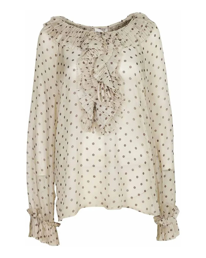 P.A.R.O.S.H. P. A.R. O H. Hemd - Creme Creme