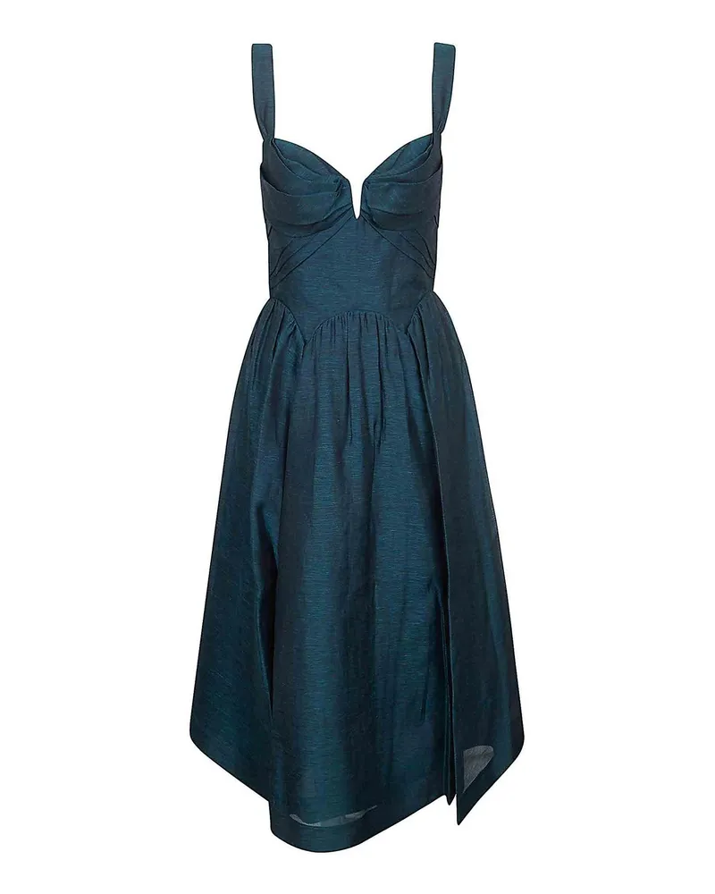 Zimmermann Knielanges Kleid - Grün Grün