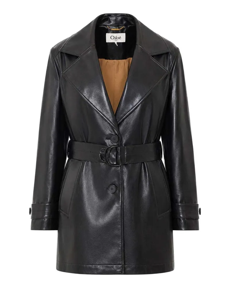 Chloé Trenchcoat - Schwarz Schwarz