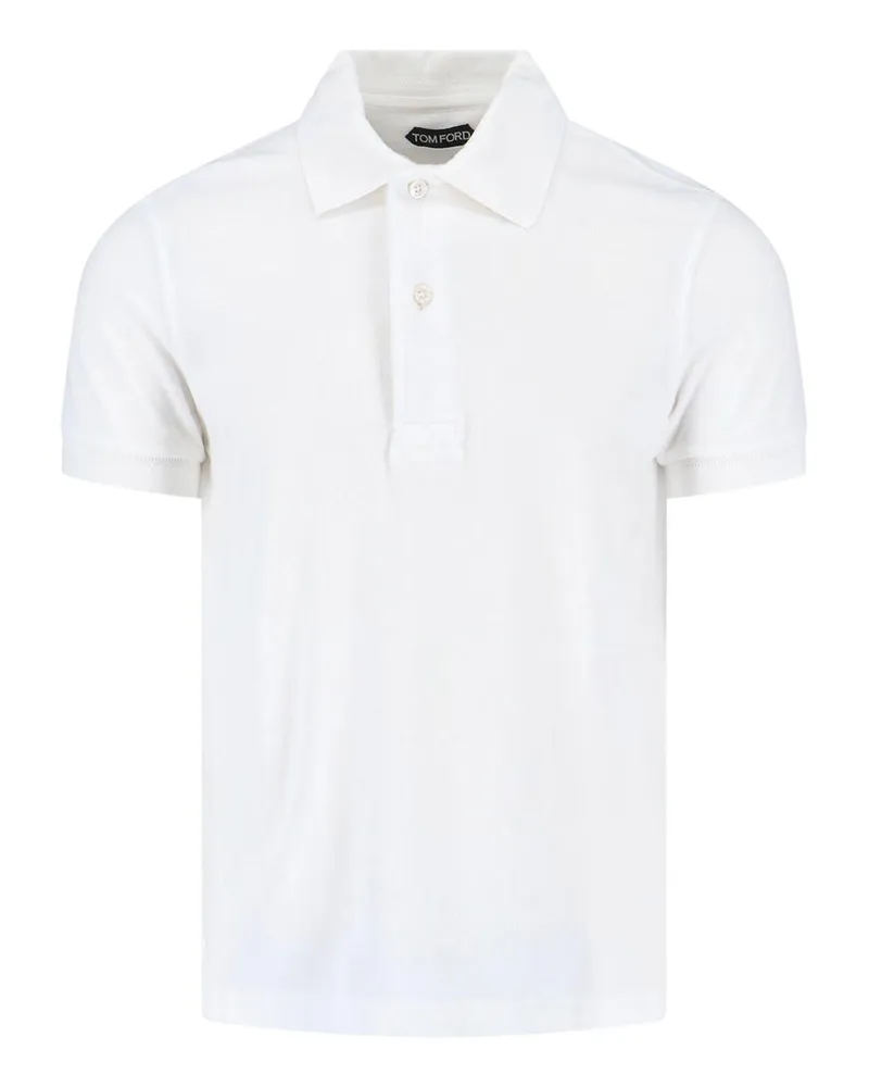 Tom Ford Poloshirt - Weiß Weiß