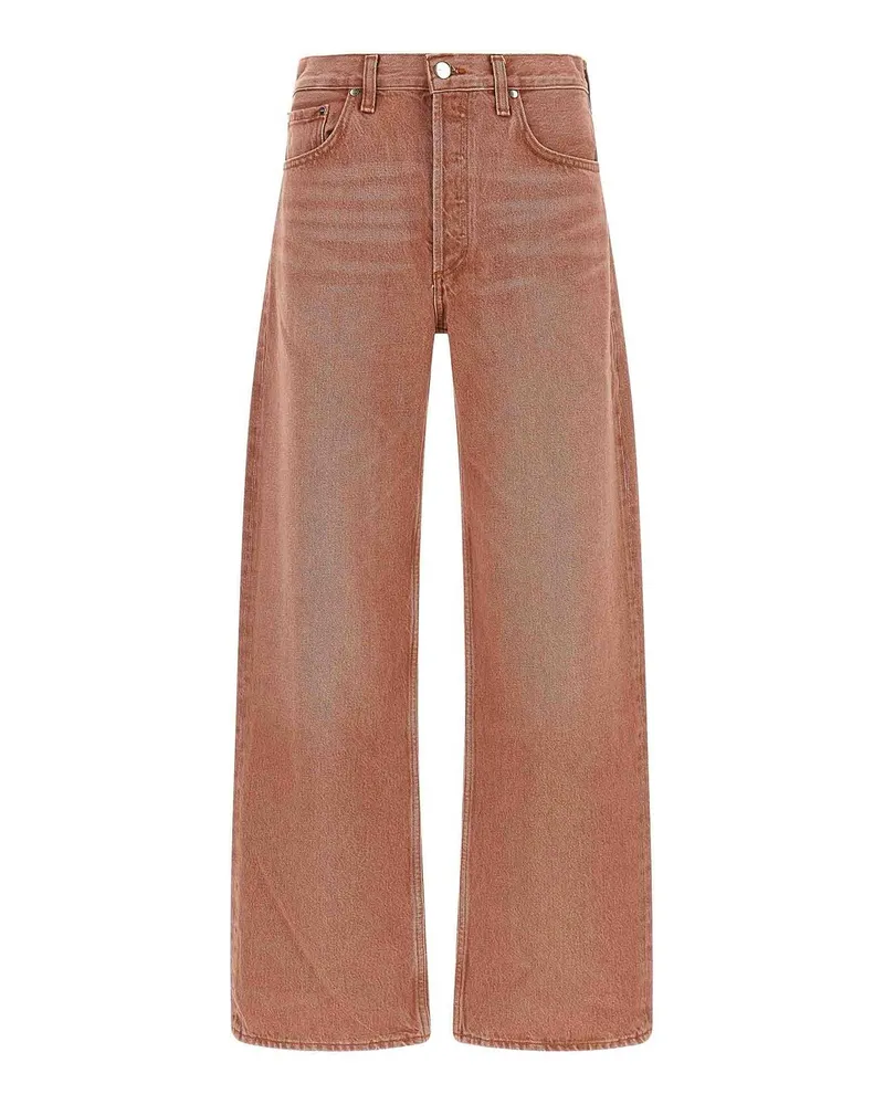 AGOLDE Straight Leg Jeans - Nude Nude