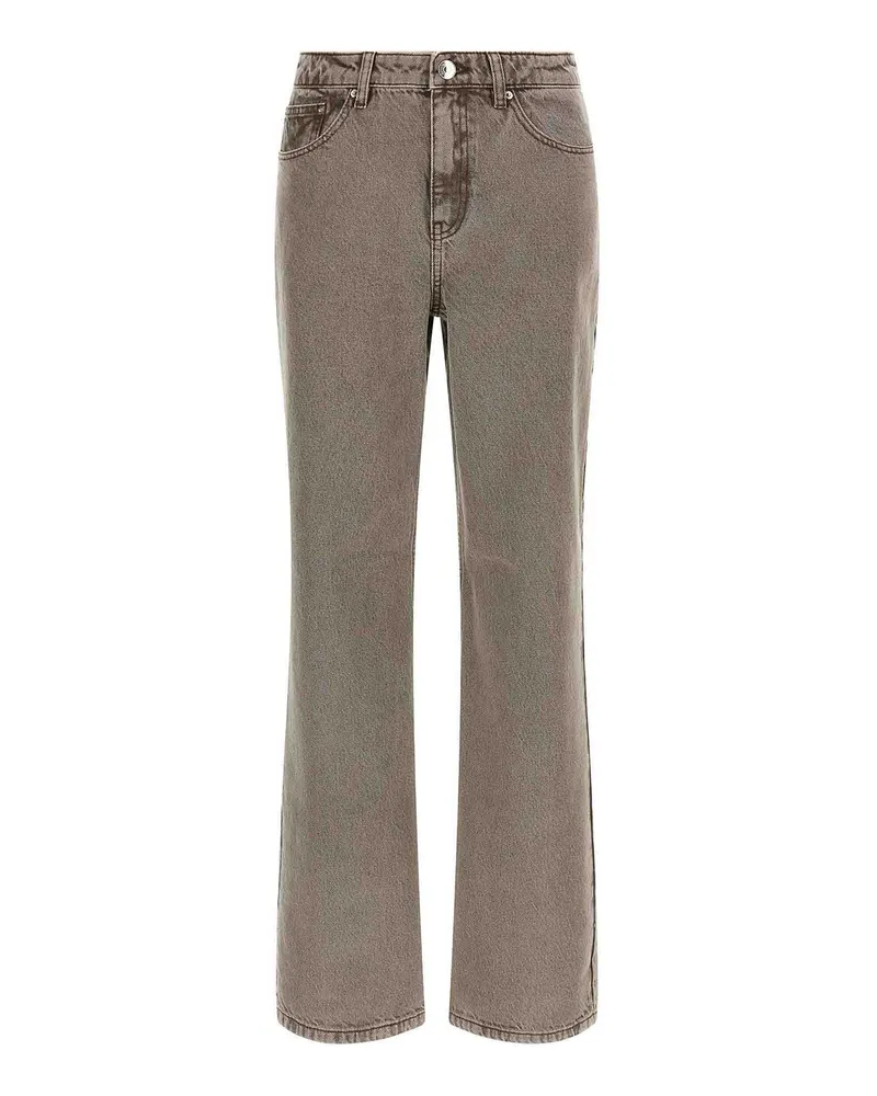 ROTATE Birger Christensen Straight Leg Jeans - Braun Braun