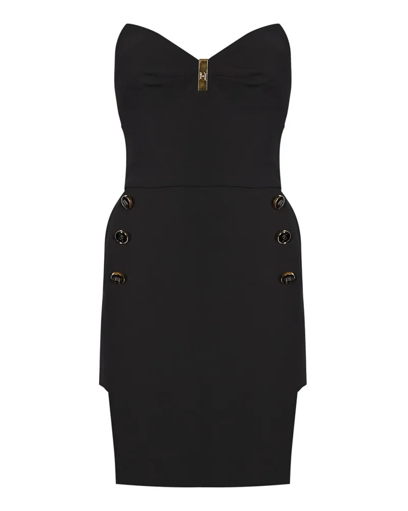 Elisabetta Franchi Knielanges Kleid - Schwarz Schwarz