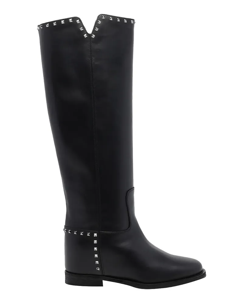 Via Roma 15 Stiefel - Schwarz Schwarz