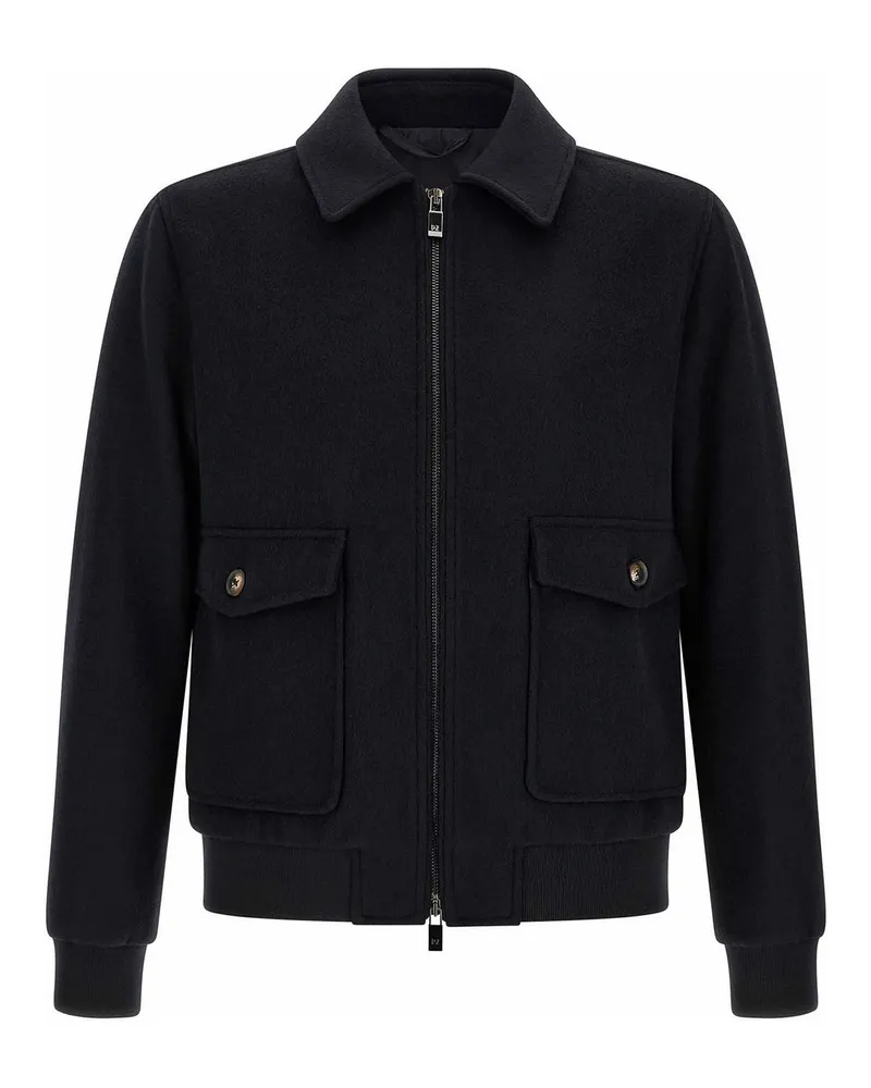 Pal Zileri Bomberjacke - Schwarz Schwarz