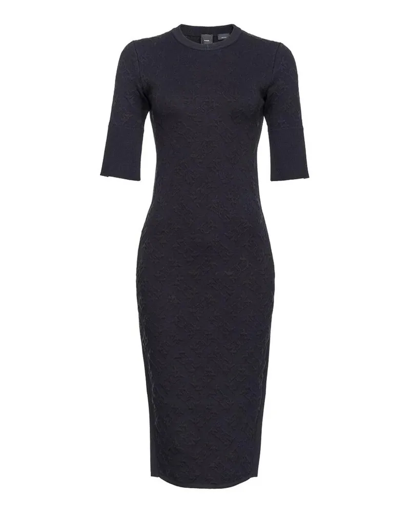 Pinko Knielanges Kleid - Schwarz Schwarz