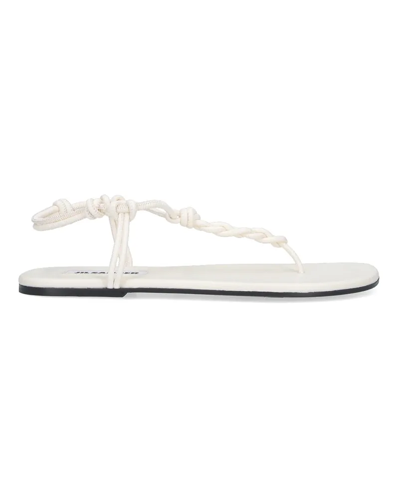 Jil Sander Sandalen - Weiß Weiß
