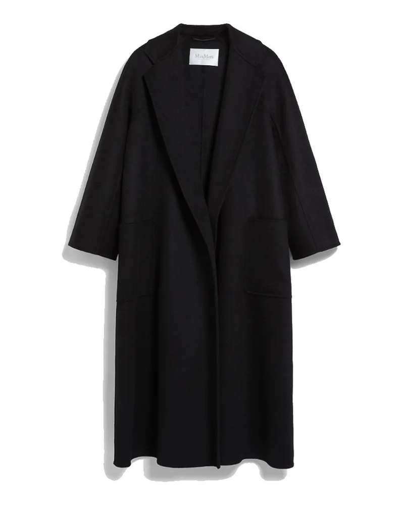 Max Mara Kurzer Mantel - Schwarz Schwarz