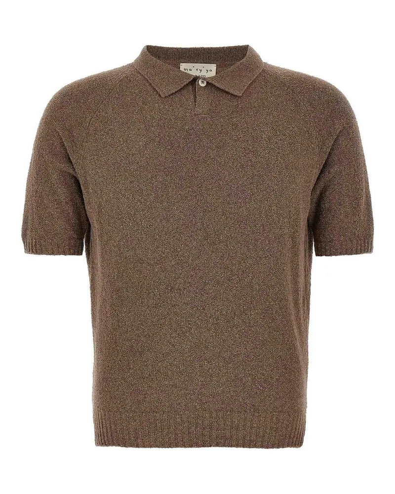 MA'RY'YA Poloshirt - Beige Beige