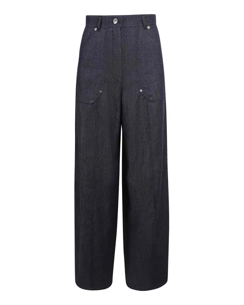 Max Mara Casual Hose - Blau Blau