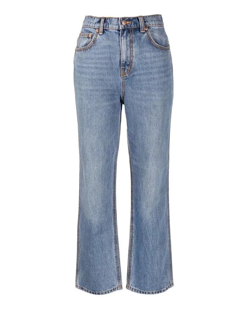 Tory Burch Straight Leg Jeans Helles