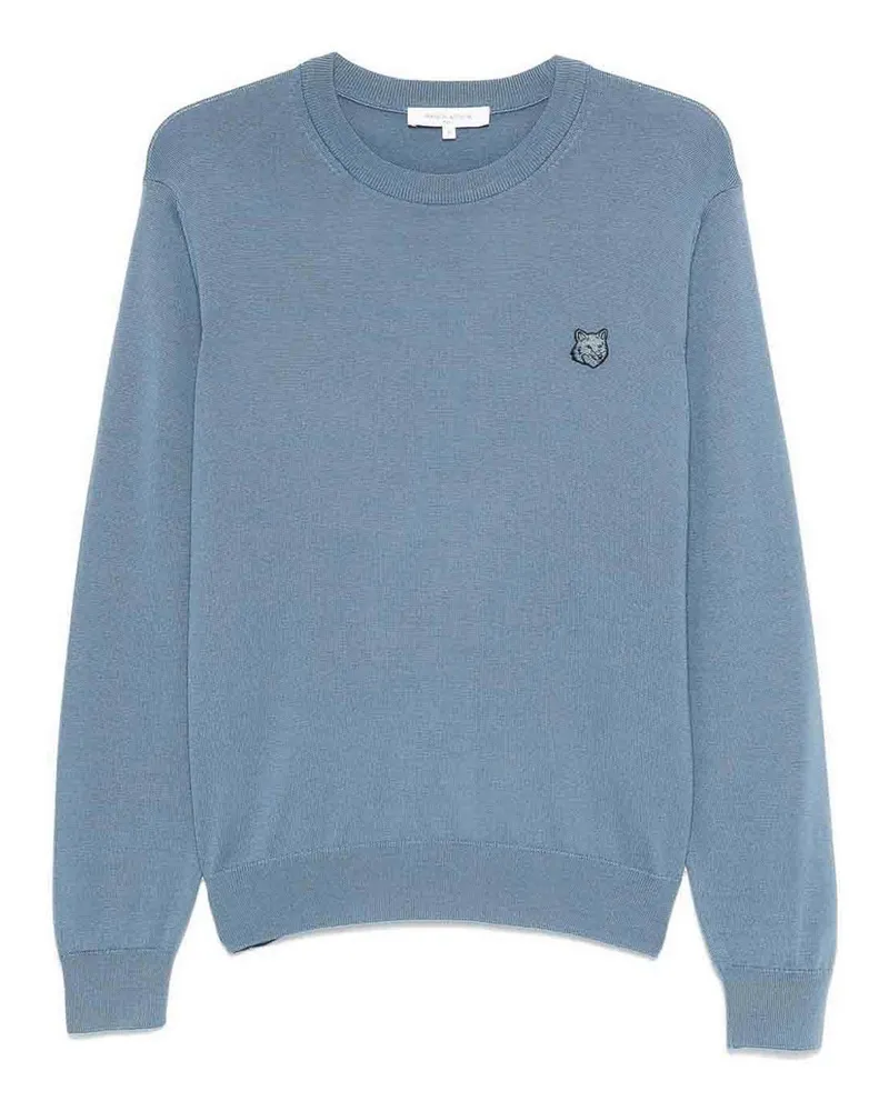 Kitsuné Rundhalspullover - Blau Blau