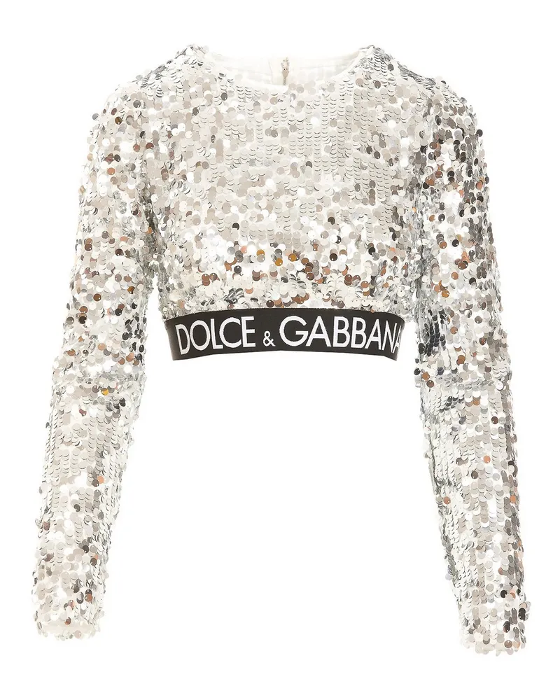 Dolce & Gabbana Top - Silber Silber