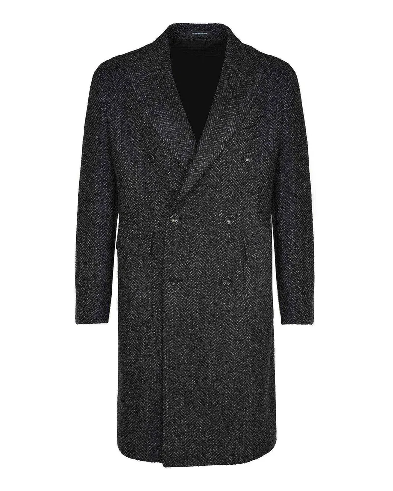 Tagliatore Knielanger Mantel - Schwarz Schwarz