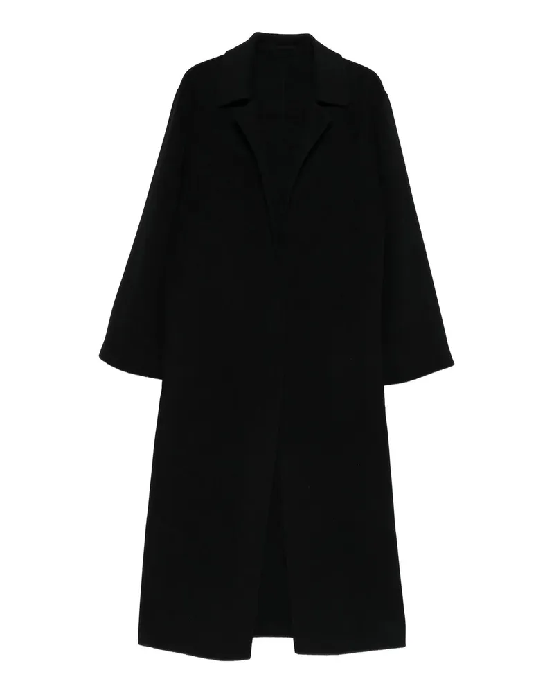 Alberta Ferretti Langer Mantel - Schwarz Schwarz
