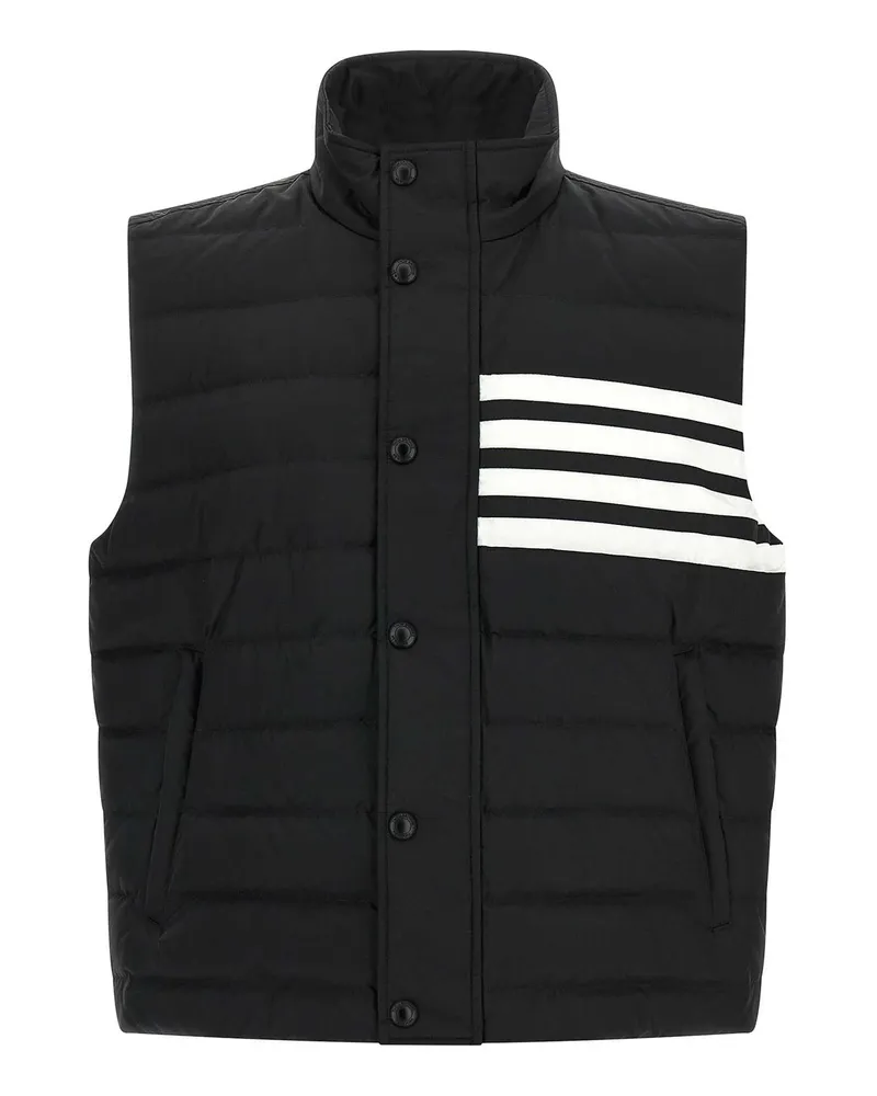 Thom Browne Weste - Weiß Schwarz