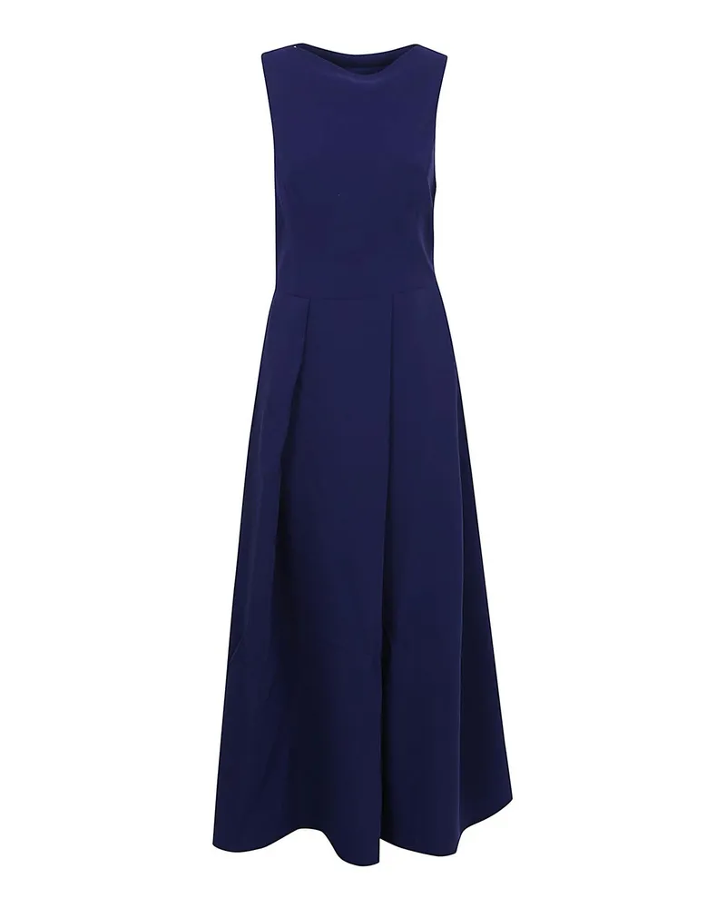 Emporio Armani Knielanges Kleid - Blau Blau