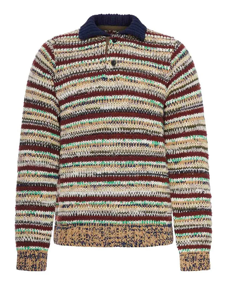 Sacai Rundhalspullover - Nude Nude