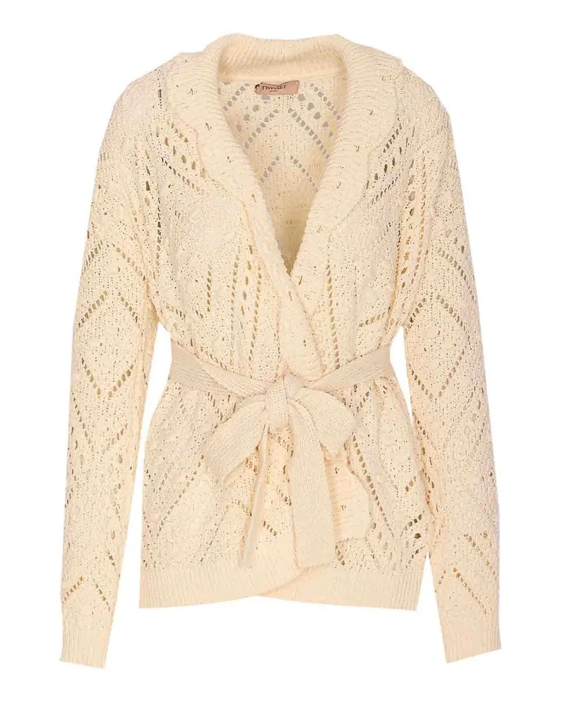 Twin-Set Cardigan - Weiß Weiß