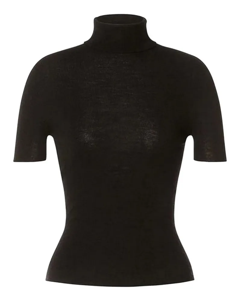 Alberta Ferretti Rundhalspullover - Schwarz Schwarz