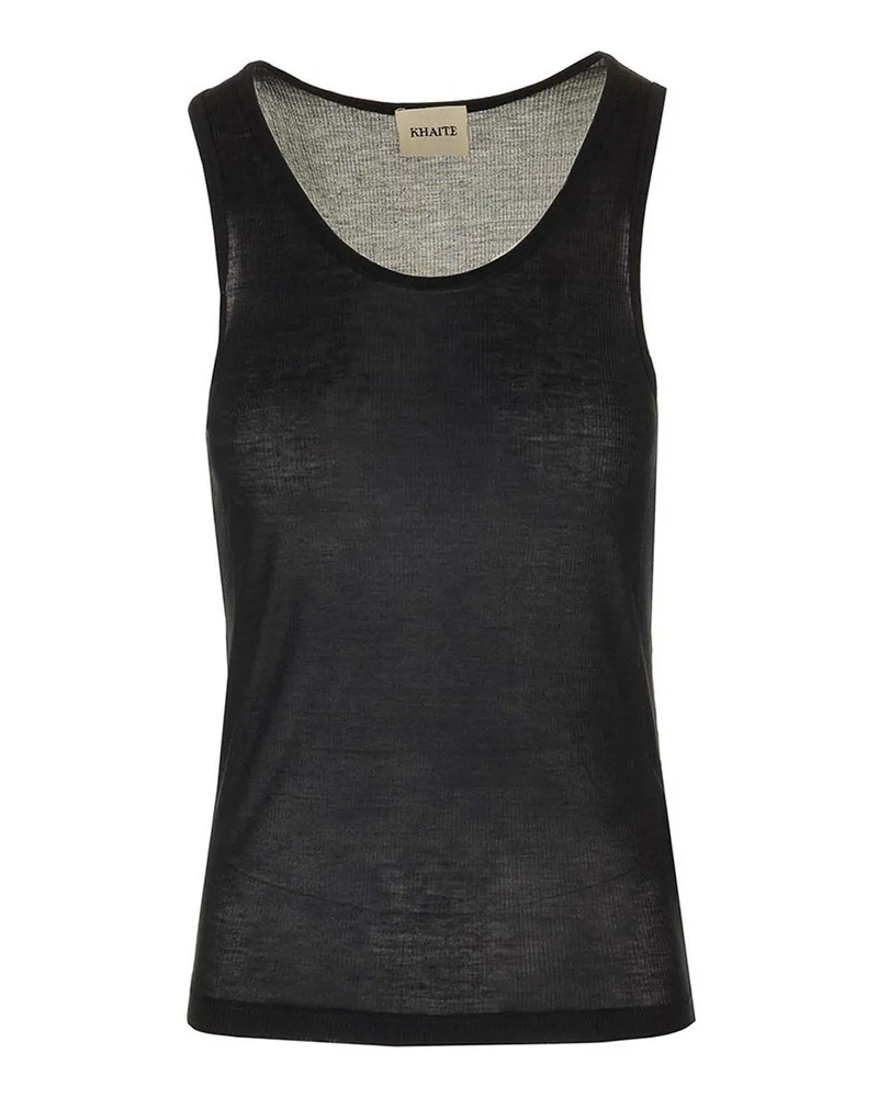 KHAITE Top - Schwarz Schwarz