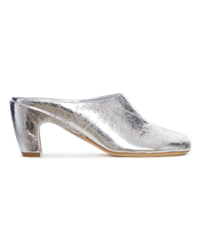 Dries van Noten Mules - Metallic Metallic