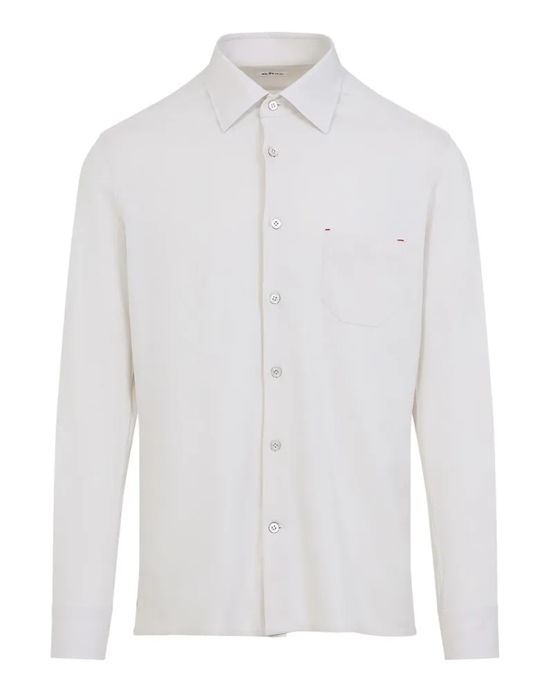 Kiton Hemd - Grau Grau