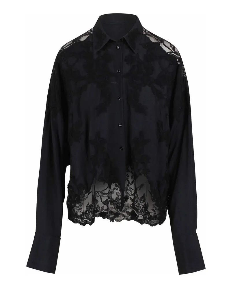 Ermanno Scervino Hemd - Schwarz Schwarz