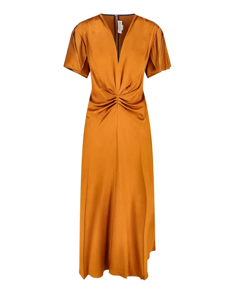 Victoria Beckham Knielanges Kleid - Orange Orange