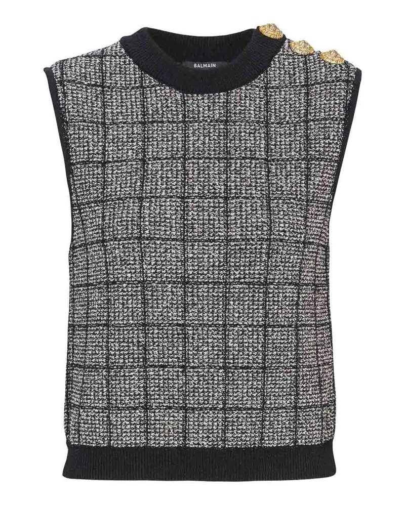 Balmain Top - Schwarz Schwarz