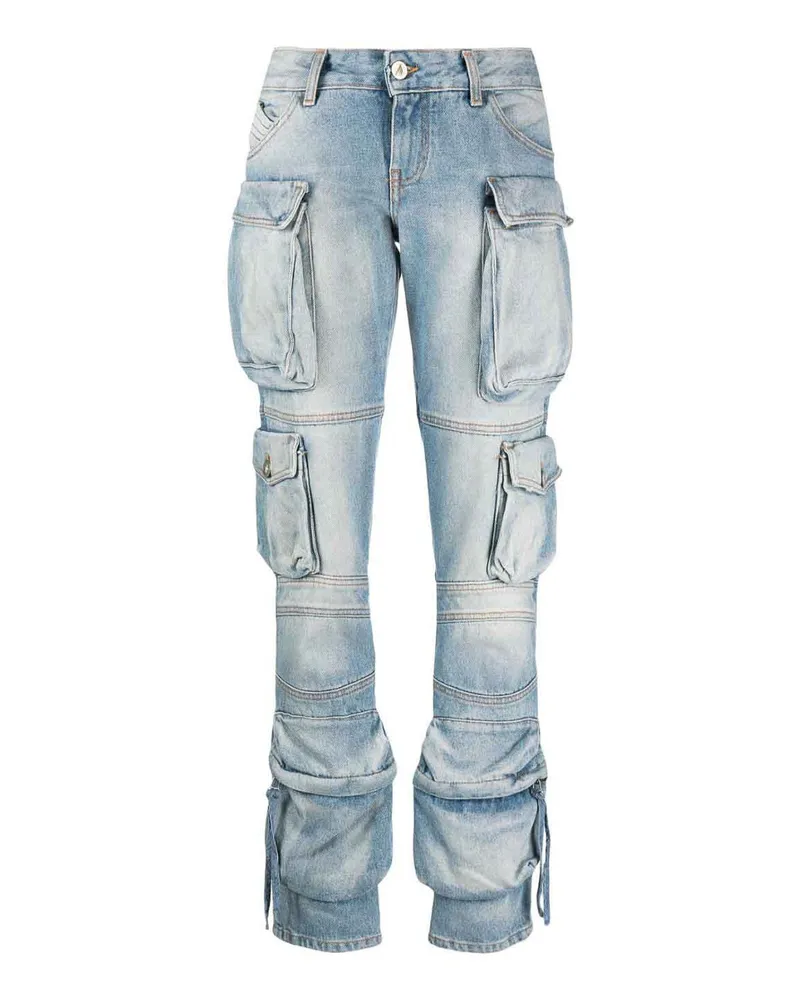 ATTICO Bootcut Jeans - Blau Blau
