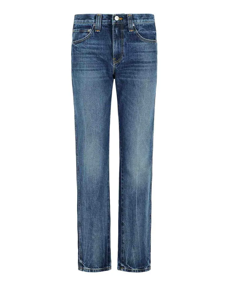 KHAITE Straight Leg Jeans - Blau Blau