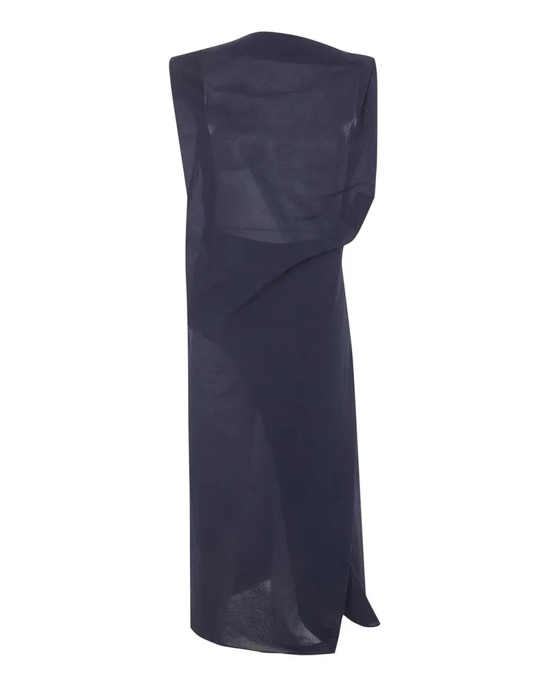 Jacquemus Knielanges Kleid - Schwarz Schwarz