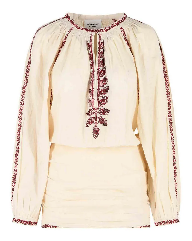 Isabel Marant Kurzes Kleid - Weiß Weiß