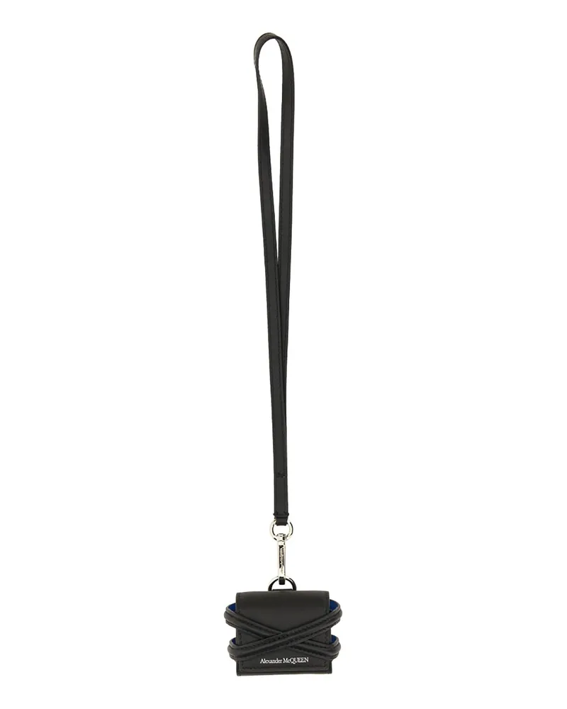 Alexander McQueen Schultertasche - Schwarz Schwarz