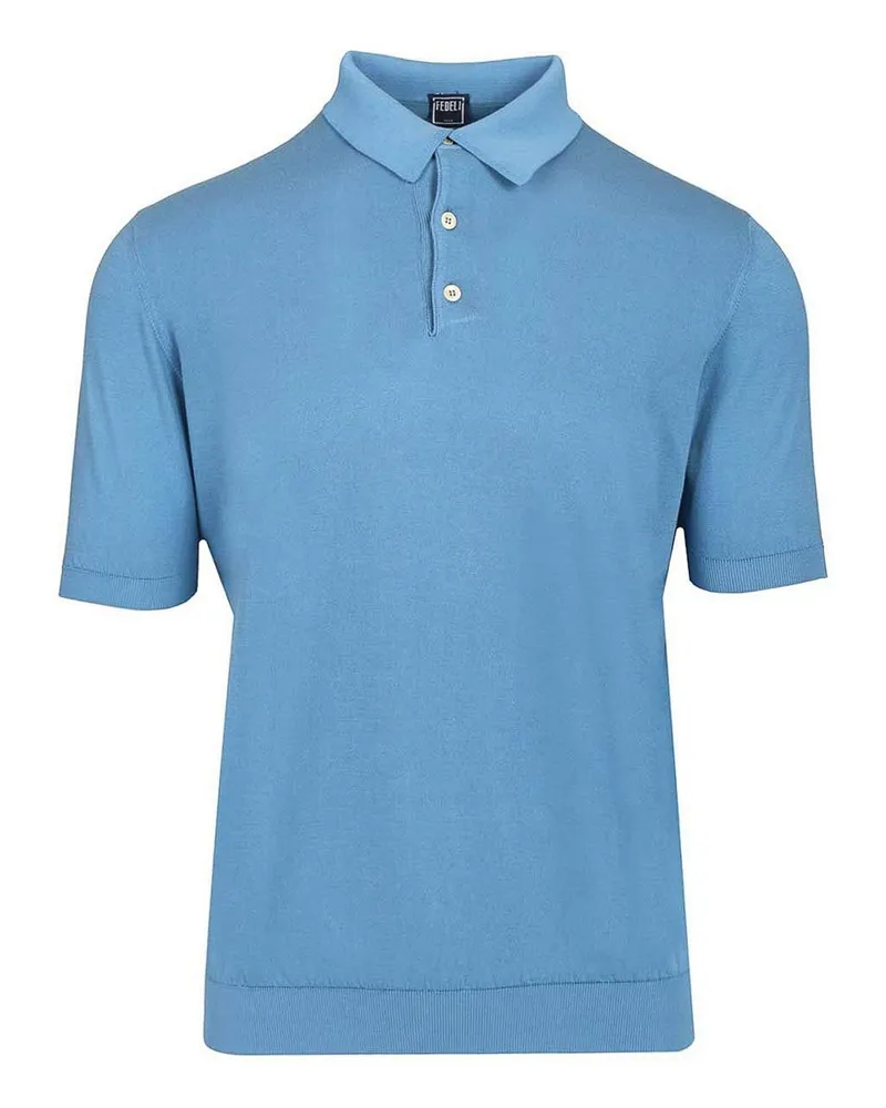 Fedeli Poloshirt - Hellblau Hellblau