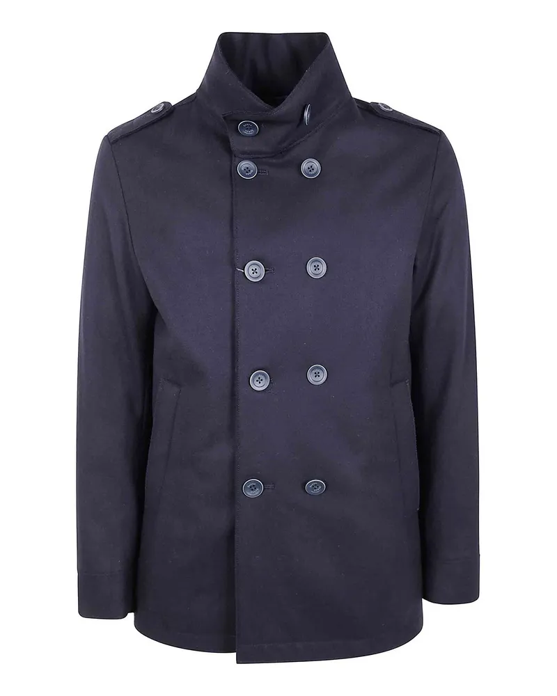 Herno Kurzer Mantel - Blau Blau